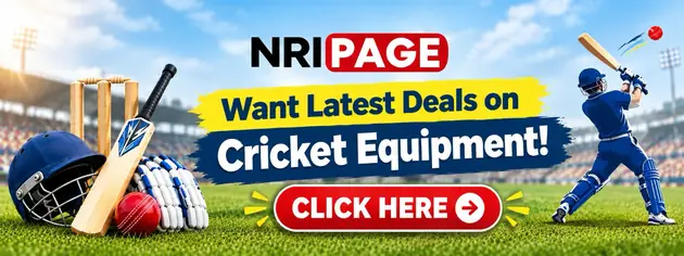 NRI Page: deals on cricket equipment